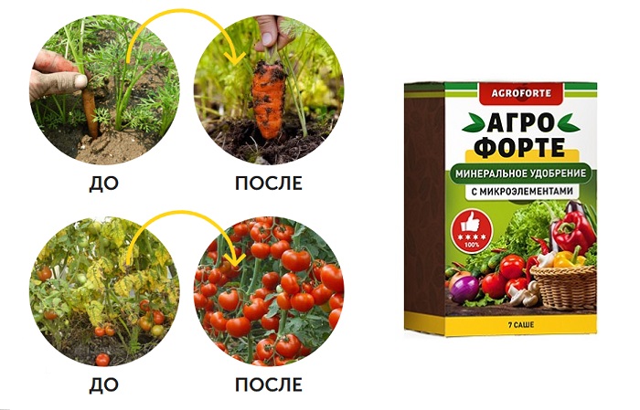 Агрофорте минеральное биоудобрение: способствует повышению плодородности и урожайности почвы на 50%!