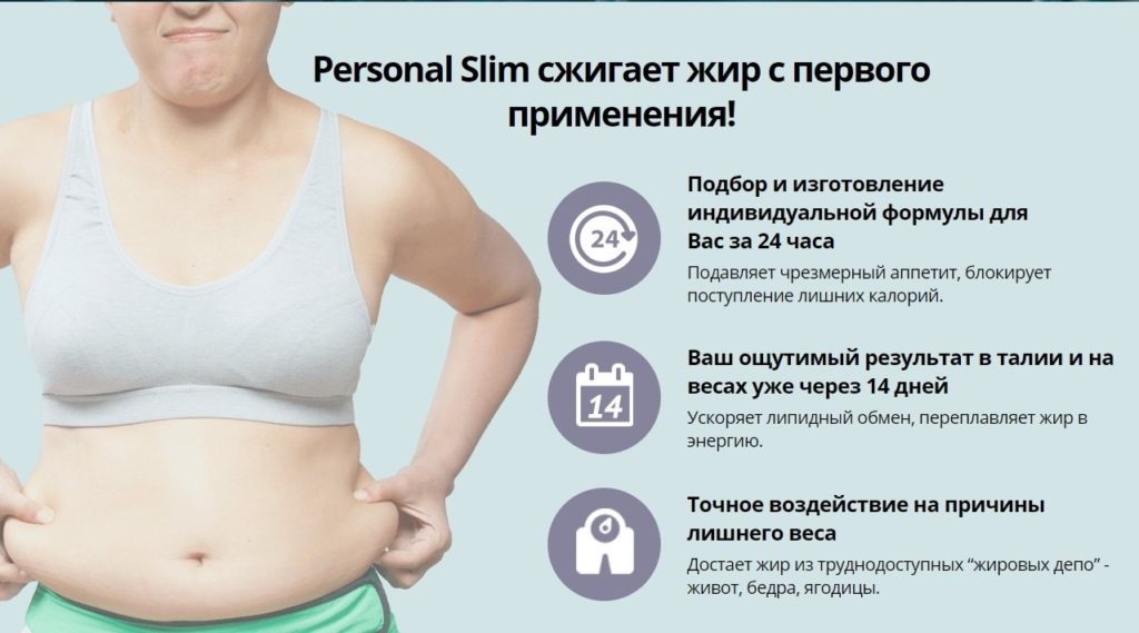 Personal Slim (Персонал Слим) - капли для похудения результаты