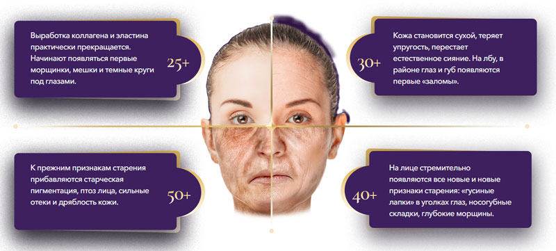 Принципы старения кожи